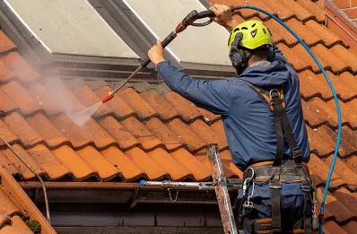 Démoussage et hydrofuge de toiture à Ervauville